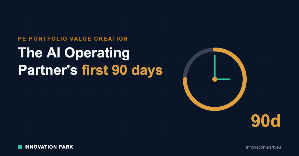 The AI Operating Partner's first 90 days — Innovation Park