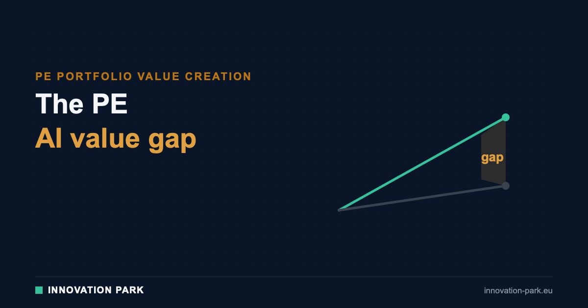 The PE AI value gap — Innovation Park