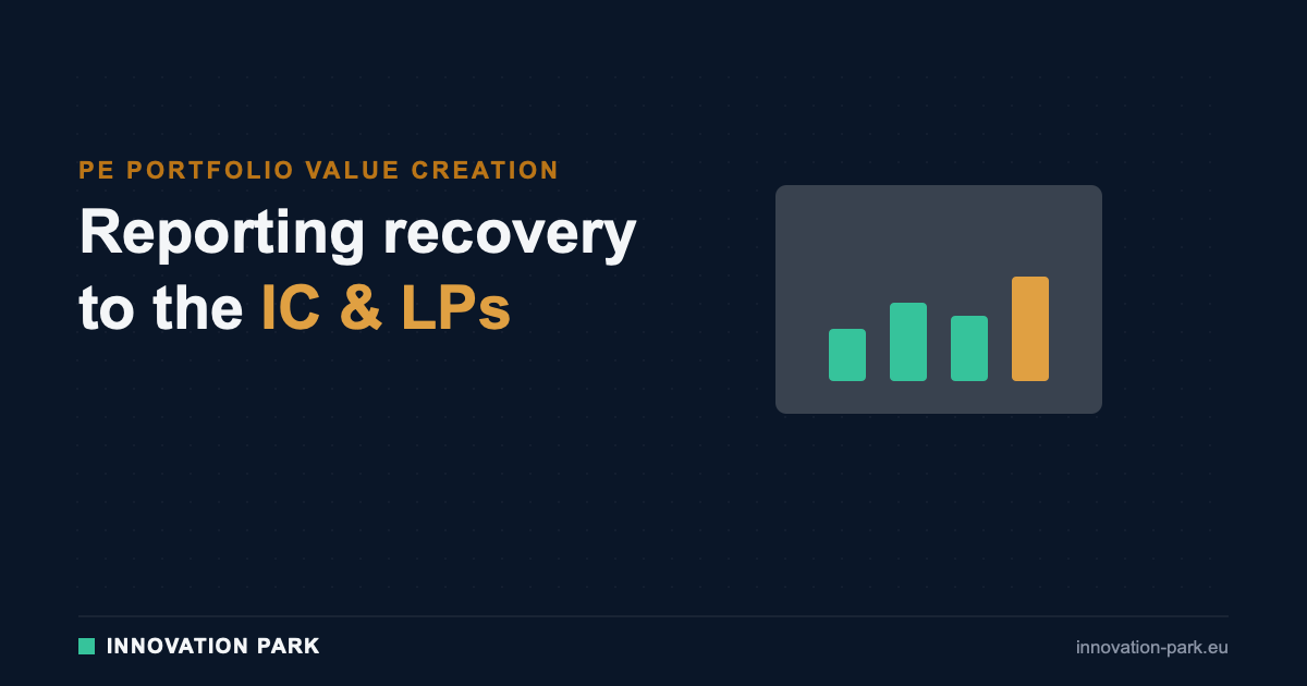 Reporting recovered revenue to the IC and LPs — Innovation Park